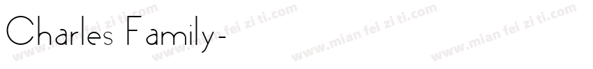 Charles Family字体转换